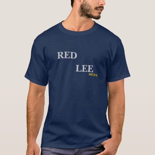 LEE, MGB 68, RED T-SHIRT (Voorkant)