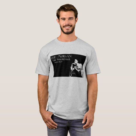 Lee Morgan Jazz Trumpet T-Shirt (Voorkant volledig)