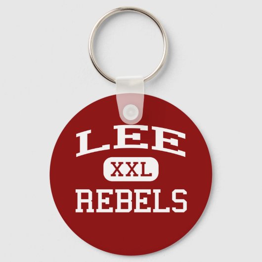 Lee - Rebels - Lee High School - Midland Texas Sleutelhanger (Voorkant)
