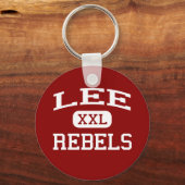 Lee - Rebels - Lee High School - Midland Texas Sleutelhanger (Voorkant)