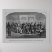 Lee Surrendering at Appomattox - Burgeroorlog Poster (Voorkant)