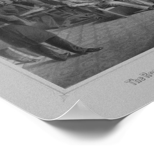 Lee Surrendering at Appomattox - Burgeroorlog Poster (Hoek)