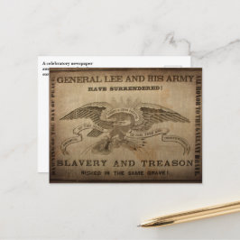 Lee Surrenders. Briefkaart