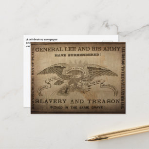 Lee Surrenders. Briefkaart
