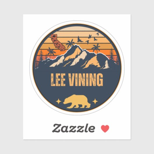 Lee Vining, Californië Sticker (Vel)