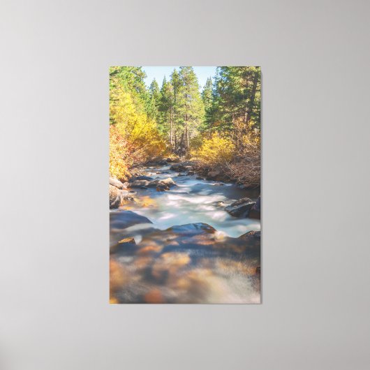 Lee Vining Creek Canvas Afdruk (Voorkant)