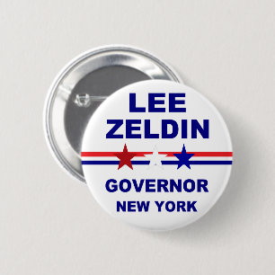 Lee Zelden Governor New York 2022 Ronde Button 5,7 Cm