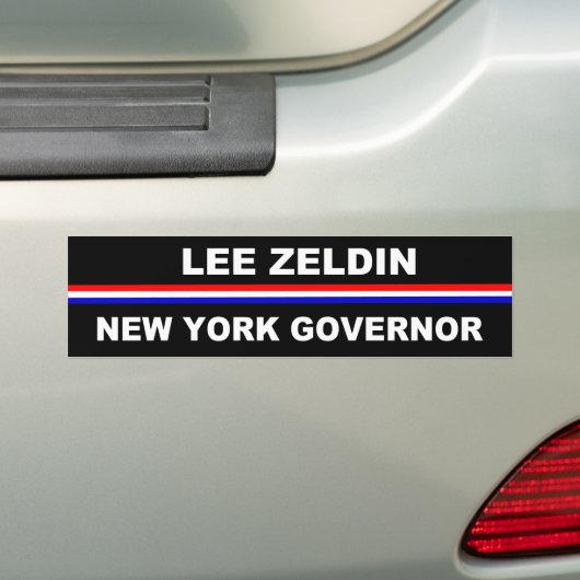 Lee Zeldin Governor New York 2022 Bumpersticker (Op auto)