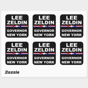 Lee Zeldin Governor New York 2022 Vierkante Sticker