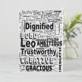 Lee Zodiac Woordwolk Spiraal Kaart (Staand voorkant)