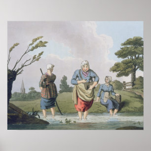 Leech Finders uit het graf "Costume of Yorkshire" Poster