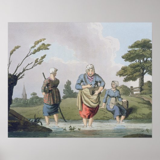 Leech Finders uit het graf "Costume of Yorkshire" Poster (Voorkant)