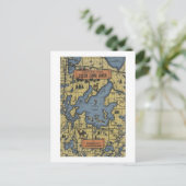 Leech Lake Area, Minnesota - Large Letter Scenes Briefkaart (Staand voorkant)