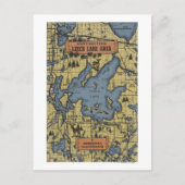 Leech Lake Area, Minnesota - Large Letter Scenes Briefkaart (Voorkant)