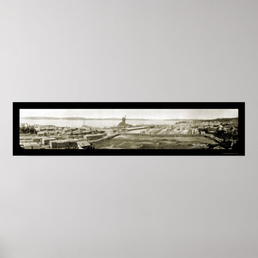 Leech Lake Lumber Walker, MN Foto 1915 Poster (Voorkant)