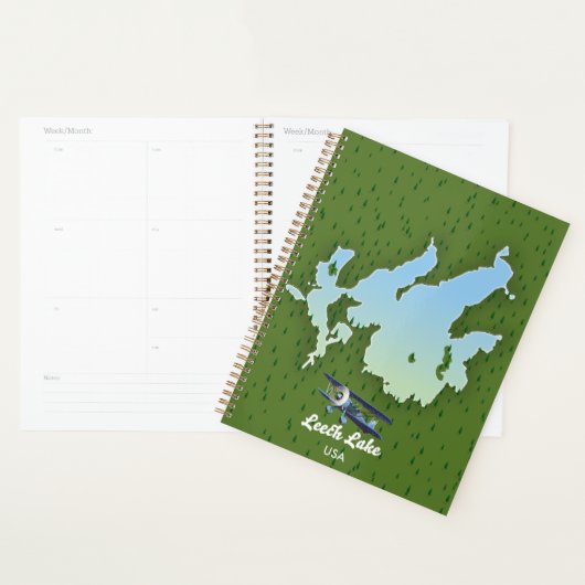 Leech lake Reisplattegrond Planner (Display)