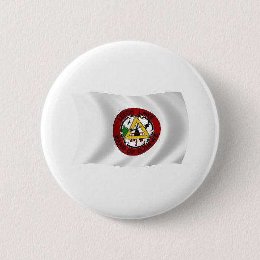 Leech Lake Reservaat Vlag Knop Ronde Button 5,7 Cm (Voorkant)
