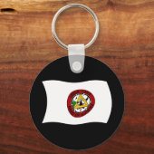 Leech Lake Reservaat Vlag Sleutelhanger (Voorkant)