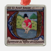 Leeching uit de "Traite de Medecine" Metalen Ornament (Voorkant)