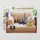 Leed - 13 maanden briefkaart (Voorkant / Achterkant)