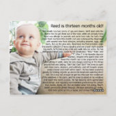 Leed - 13 maanden briefkaart (Achterkant)