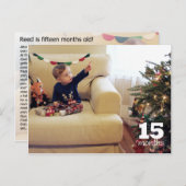 Leed - 15 maanden briefkaart (Voorkant / Achterkant)