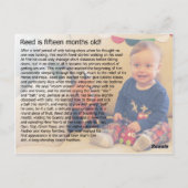 Leed - 15 maanden briefkaart (Achterkant)