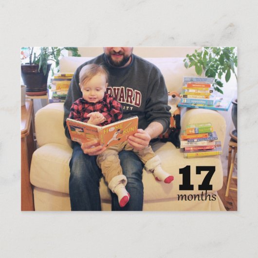Leed - 17 maanden briefkaart (Voorkant)
