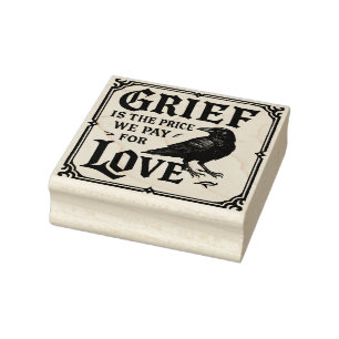 Leed is de prijs die we betalen voor liefde rubber rubberstempel