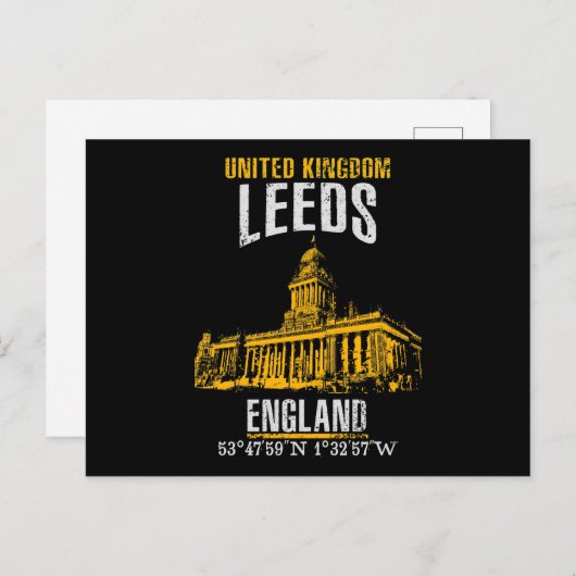 Leeds Briefkaart (Voorkant / Achterkant)