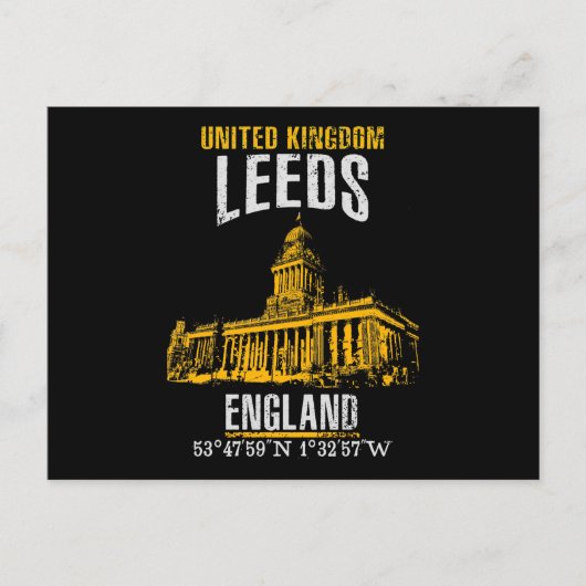 Leeds Briefkaart (Voorkant)