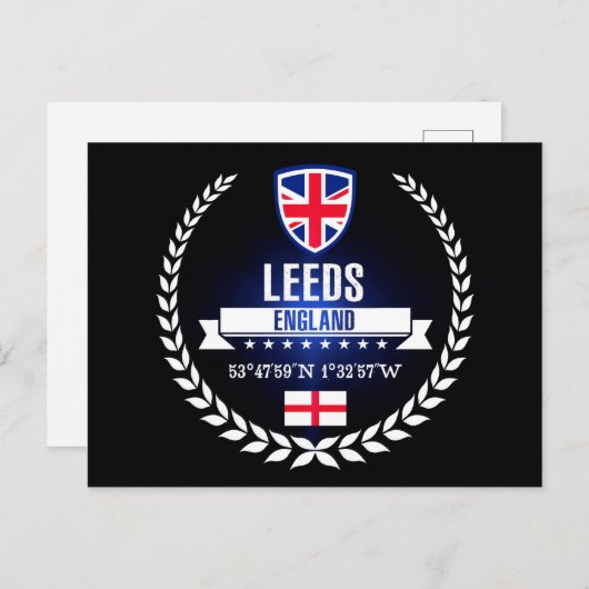 Leeds Briefkaart (Voorkant / Achterkant)