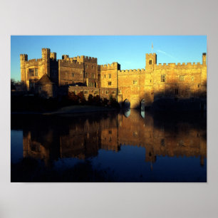 Leeds Castle, 12th c., Norman stronghold en Poster