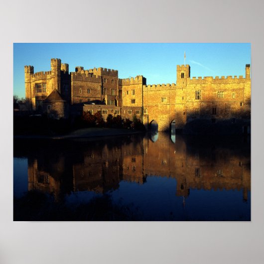 Leeds Castle, 12th c., Norman stronghold en Poster (Voorkant)
