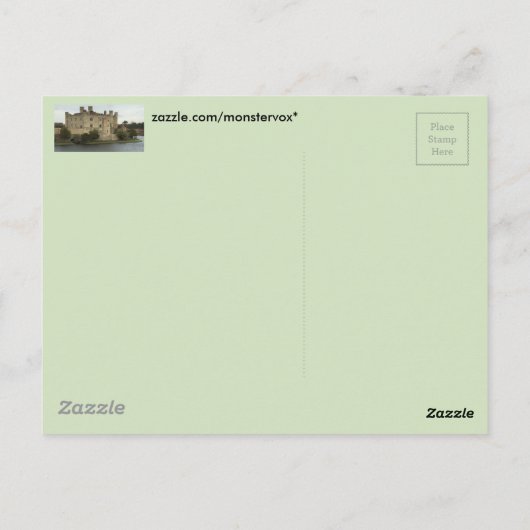 Leeds Castle Briefkaart (Achterkant)