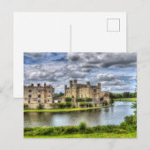 Leeds Castle en Moat Briefkaart (Voorkant / Achterkant)
