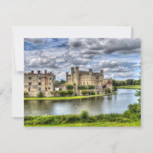 Leeds Castle en Moat Briefkaart
