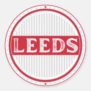 Leeds City Pride Embleem – Engelse identiteit Ronde Sticker