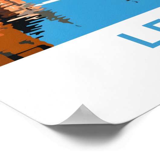 Leeds England Reisprint Poster (Hoek)