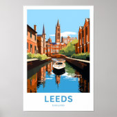 Leeds England Reisprint Poster (Voorkant)