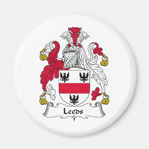 Leeds Family Crest Magneet