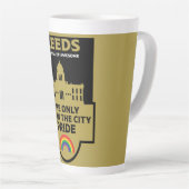 Leeds Gay Pride - Leeds Nederland - LGBT Latte Mok (Rechterhoek)