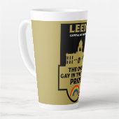 Leeds Gay Pride - Leeds Nederland - LGBT Latte Mok (Linkerhoek)