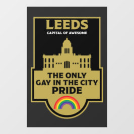 Leeds Gay Pride - Leeds Nederland - LGBT Raamsticker