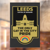 Leeds Gay Pride - Leeds Nederland - LGBT Raamsticker (Vel 2)
