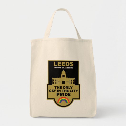 Leeds Gay Pride - Leeds Nederland - LGBT Tote Bag (Voorkant)