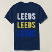 Leeds Leeds Leeds Leeds T-shirt (Design voorkant)
