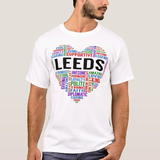 LEEDS Legend Heart T-shirt (Voorkant)