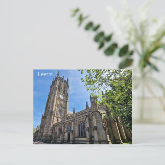 Leeds Minster Briefkaart (Staand voorkant)
