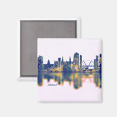Leeds Skyline Magneet (Voorkant / Achterkant)